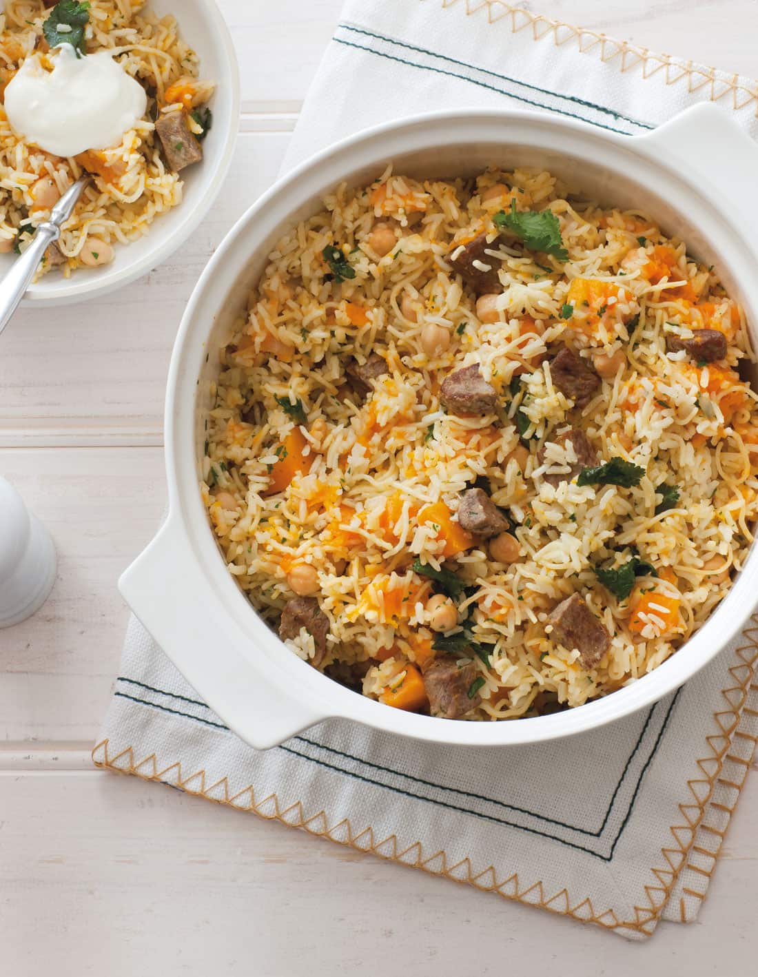 lamb and pumpkin pilaf