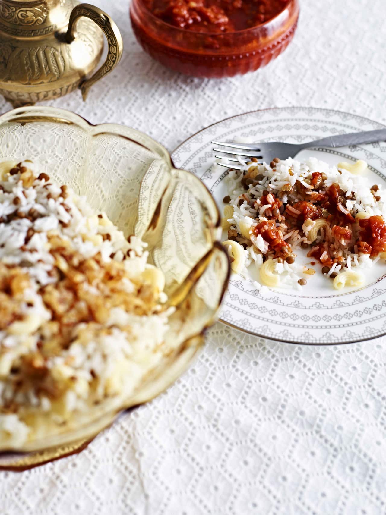 Egyptian koshari