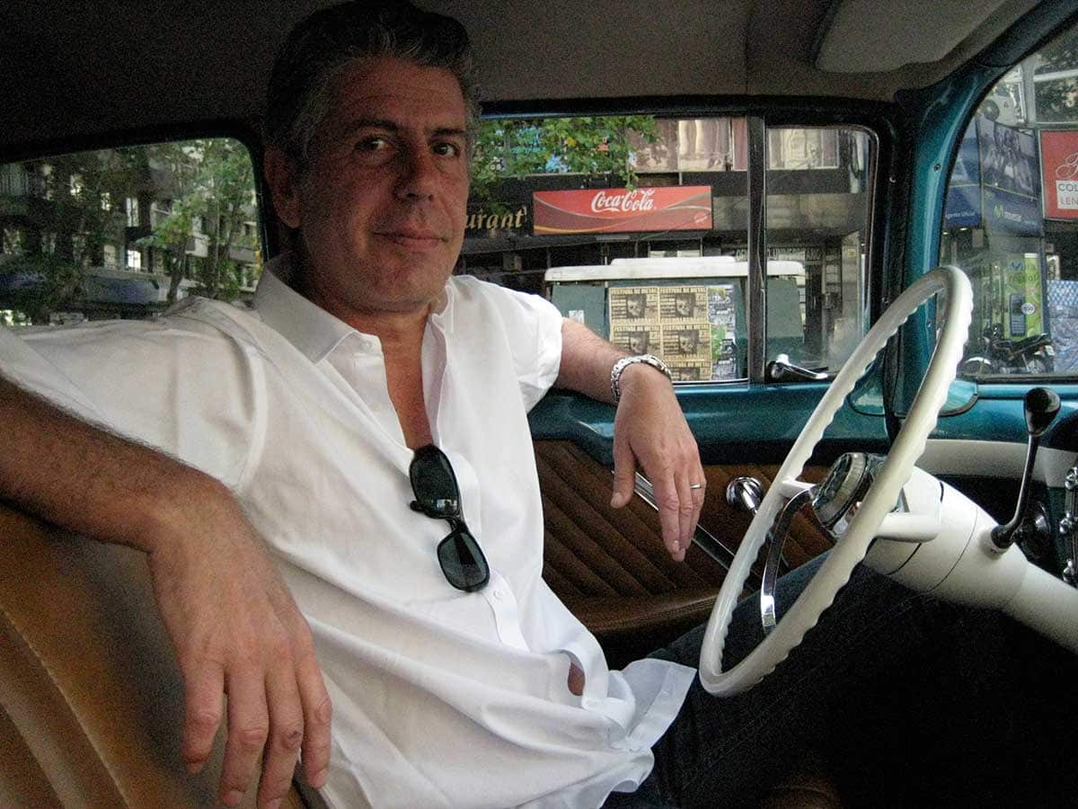 Anthony Bourdain in S4 of No Reservations