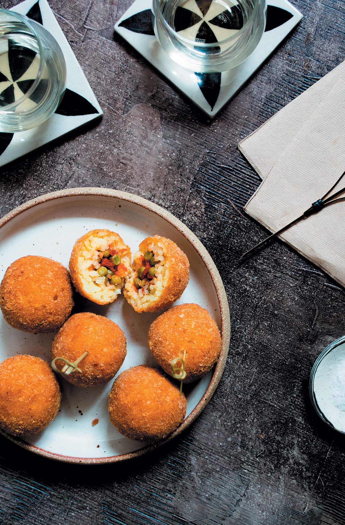 Arancini con pomodoro