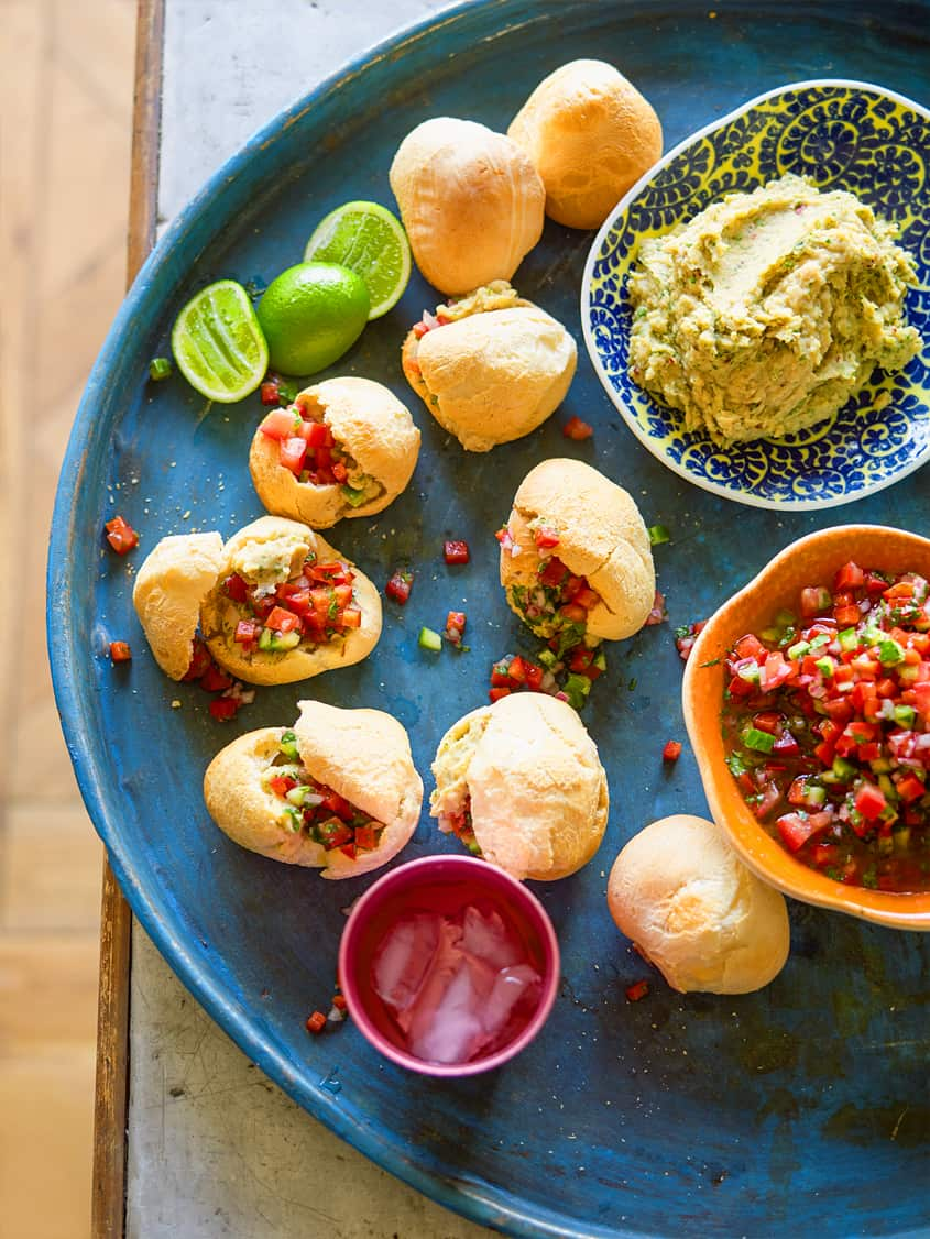 Brazilian cheese breads (pao de queijo)