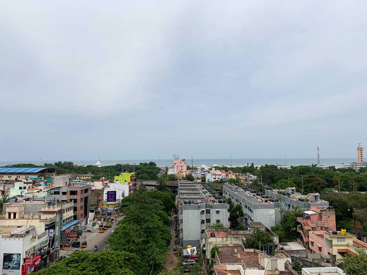 A view of Chennai, the capital of India's Tamil Nadu state.