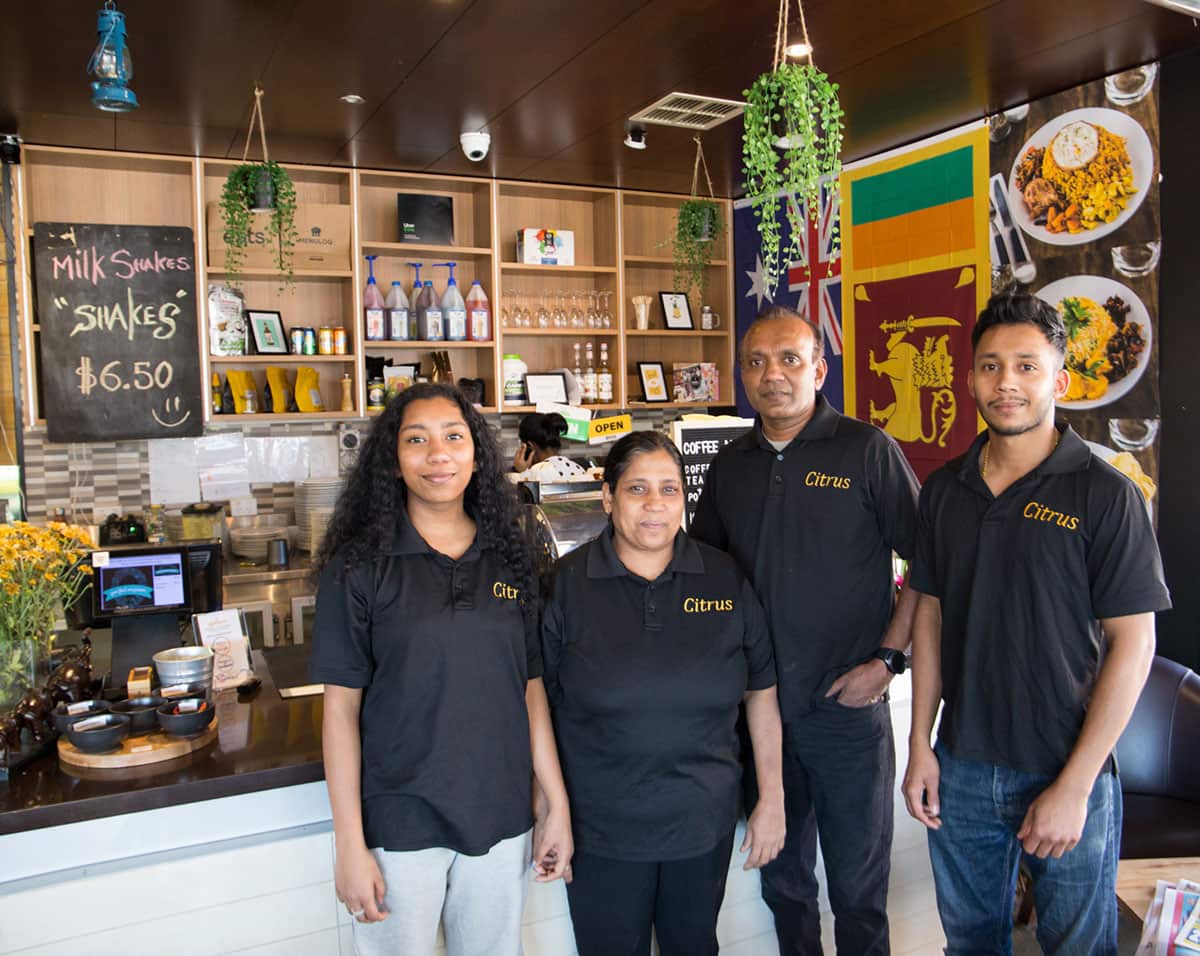 the Somaweera family at Citrus