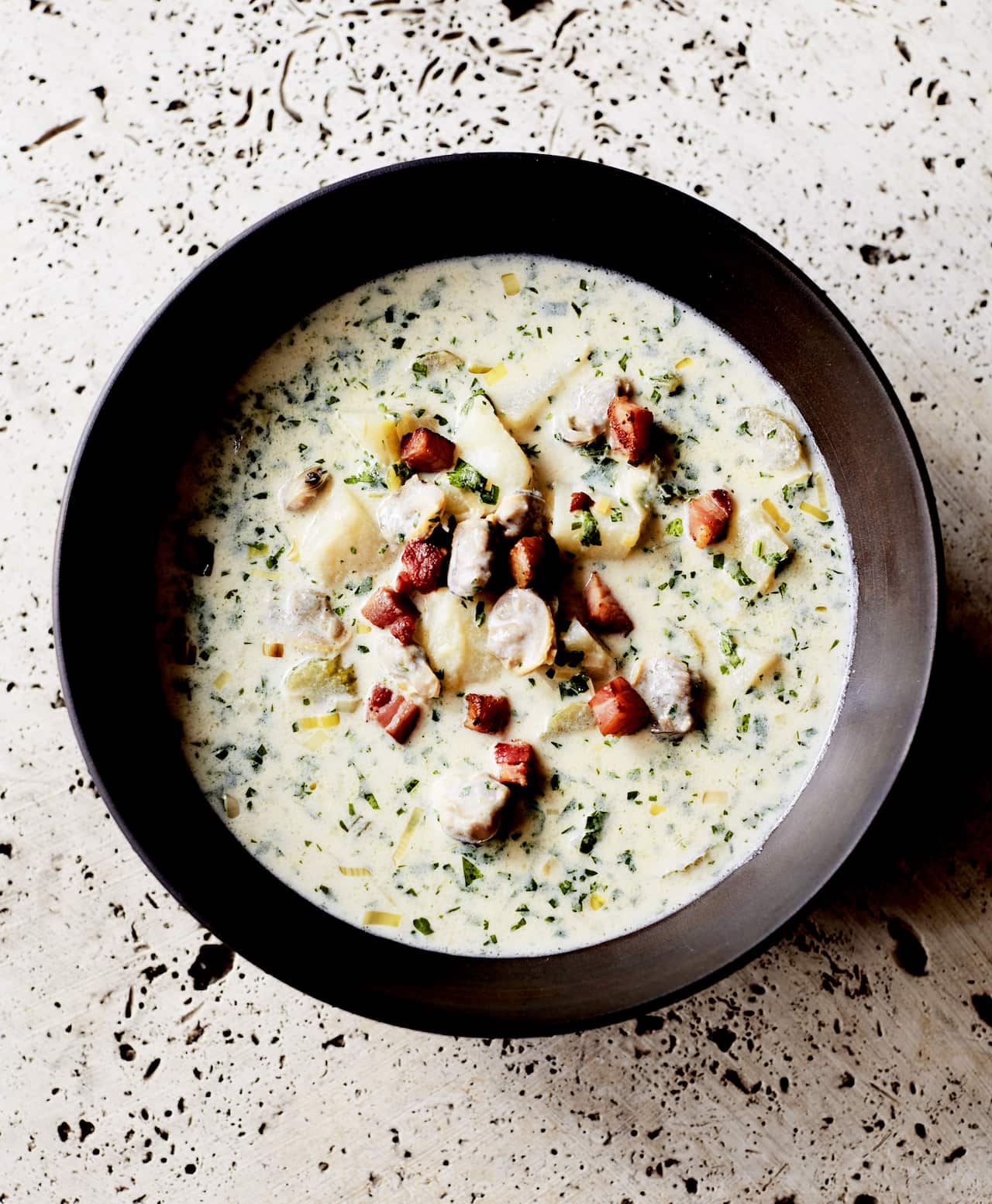 Clam chowder.