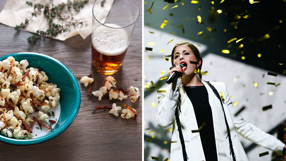 Honey-mustard bacon popcorn / Ann Sophie 