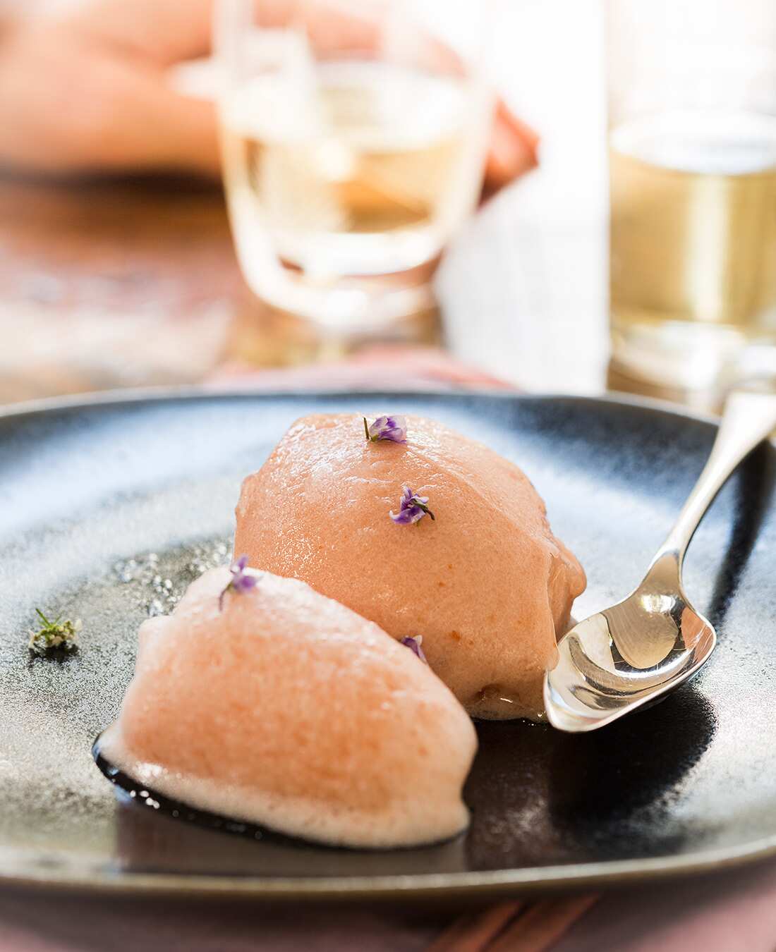 Quince sorbet