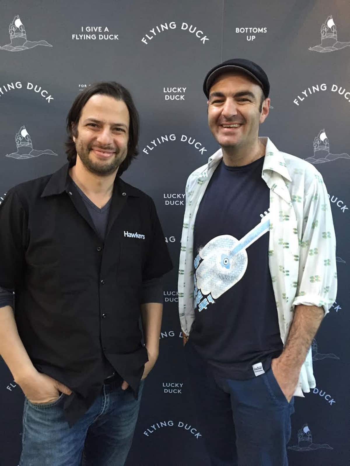 Hawkers owners Mazen Hajjar and Joseph Abboud