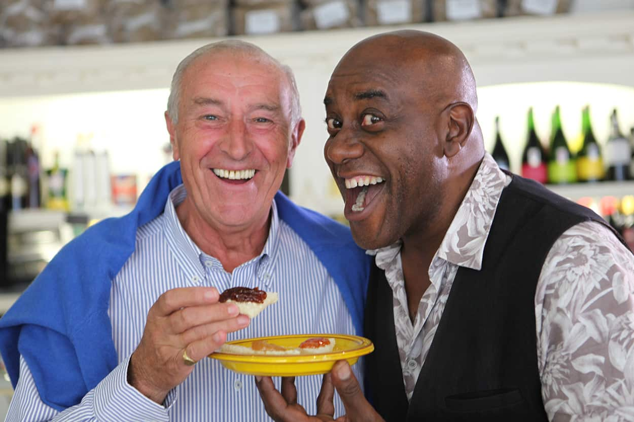 Len Goodman and Ainsley Harriott in Bristol