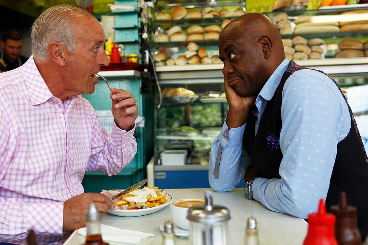 Len Goodman and Ainsley Harriot