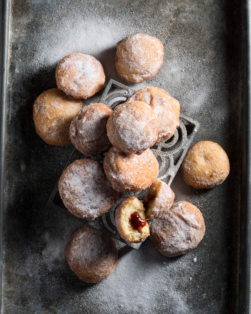 Monday Morning Cooking Club - hot jam doughnut or sufganiyot