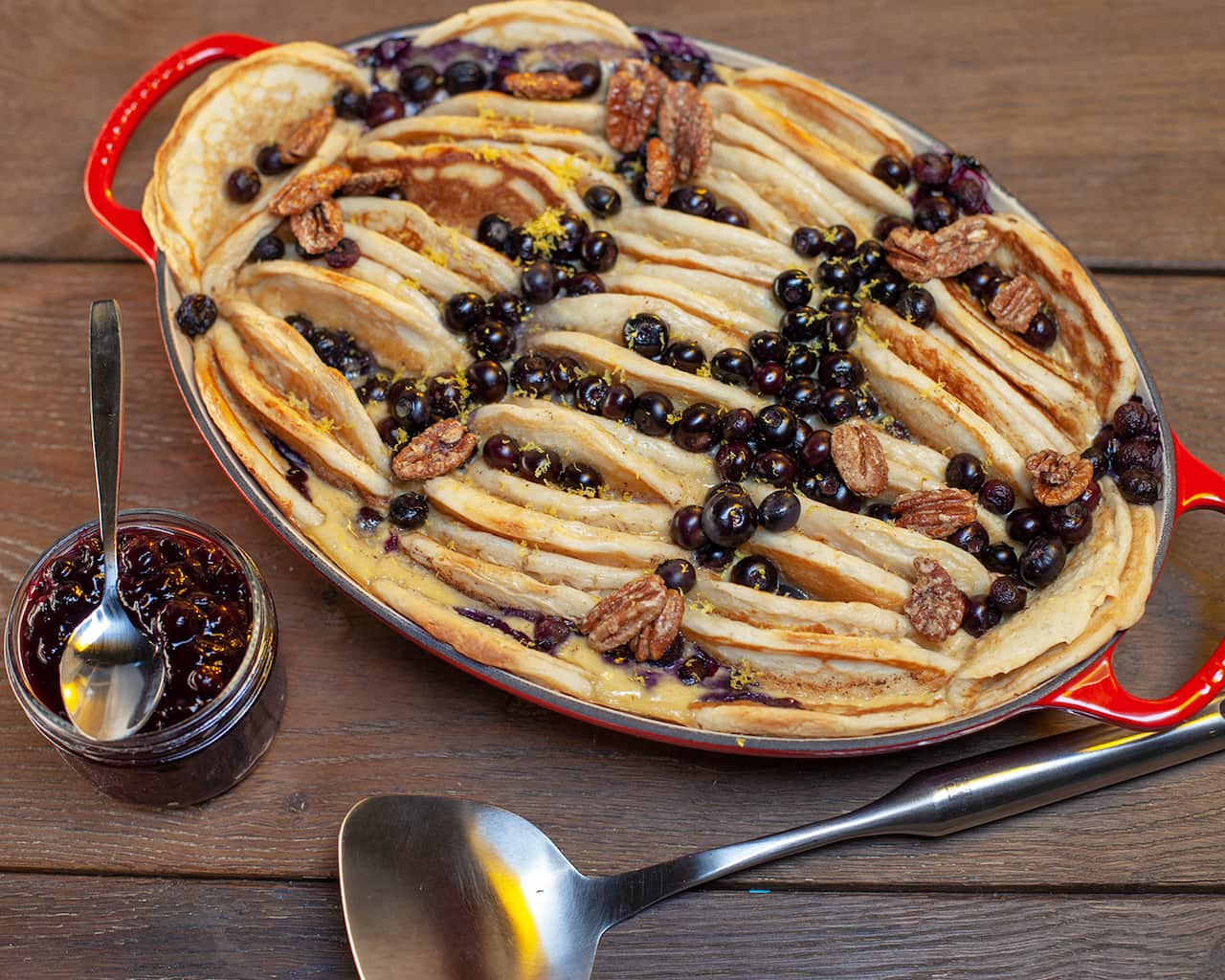 Overnight pancake cassarole