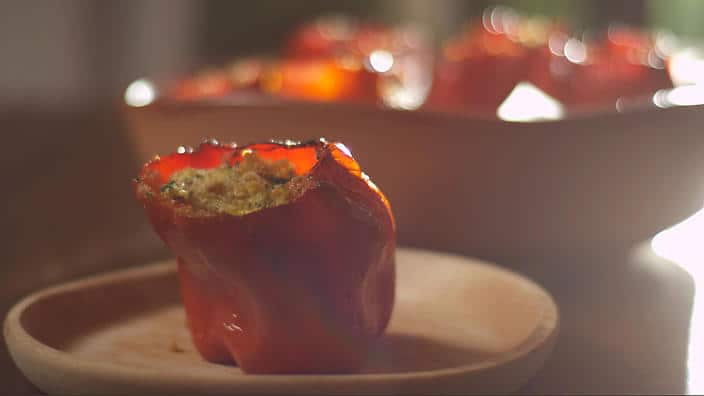 Stuffed capsicum