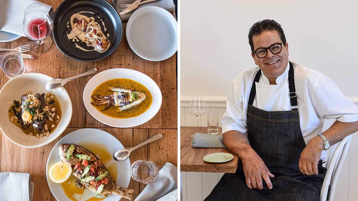 Pierre Khodja and food at Camus