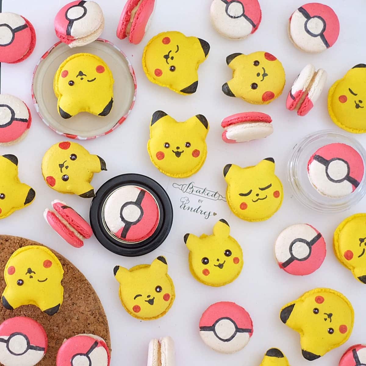 Pokemon macarons on getFoodi 