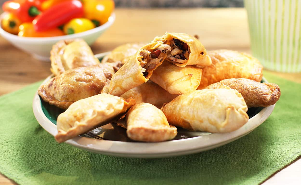 Chicken and chorizo empanadas