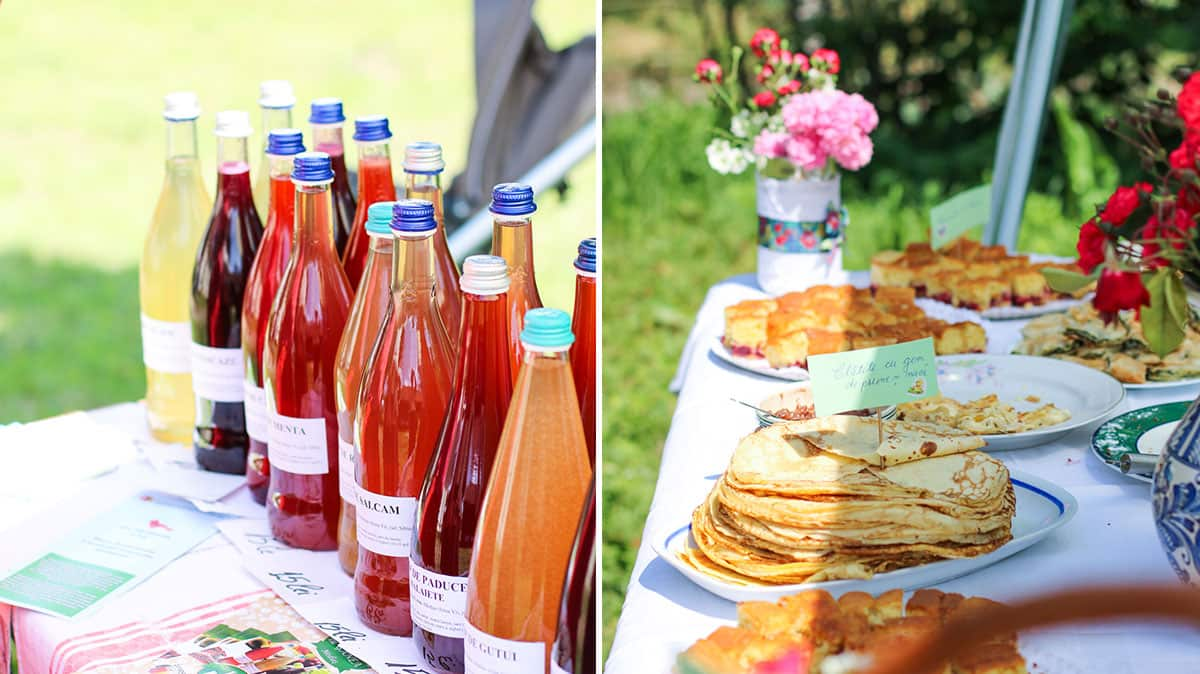 Romanian brunch tables