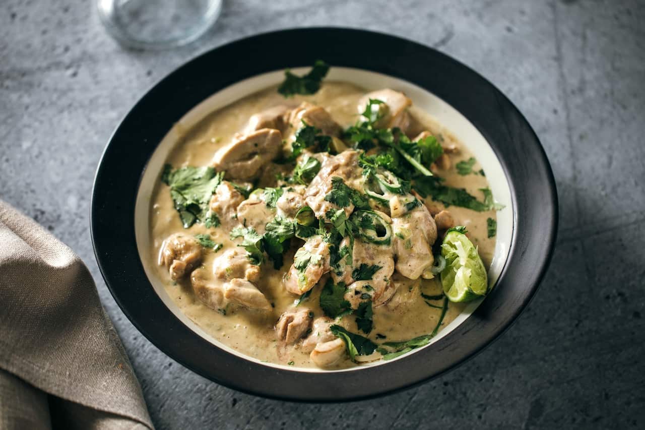 Double coriander chicken