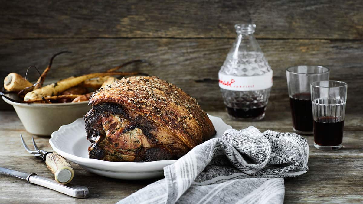 Roasted pork loin