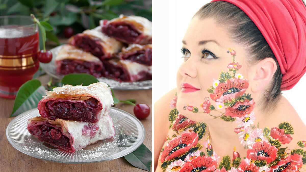 Sour cherry filo pie / Bojana Stamenov