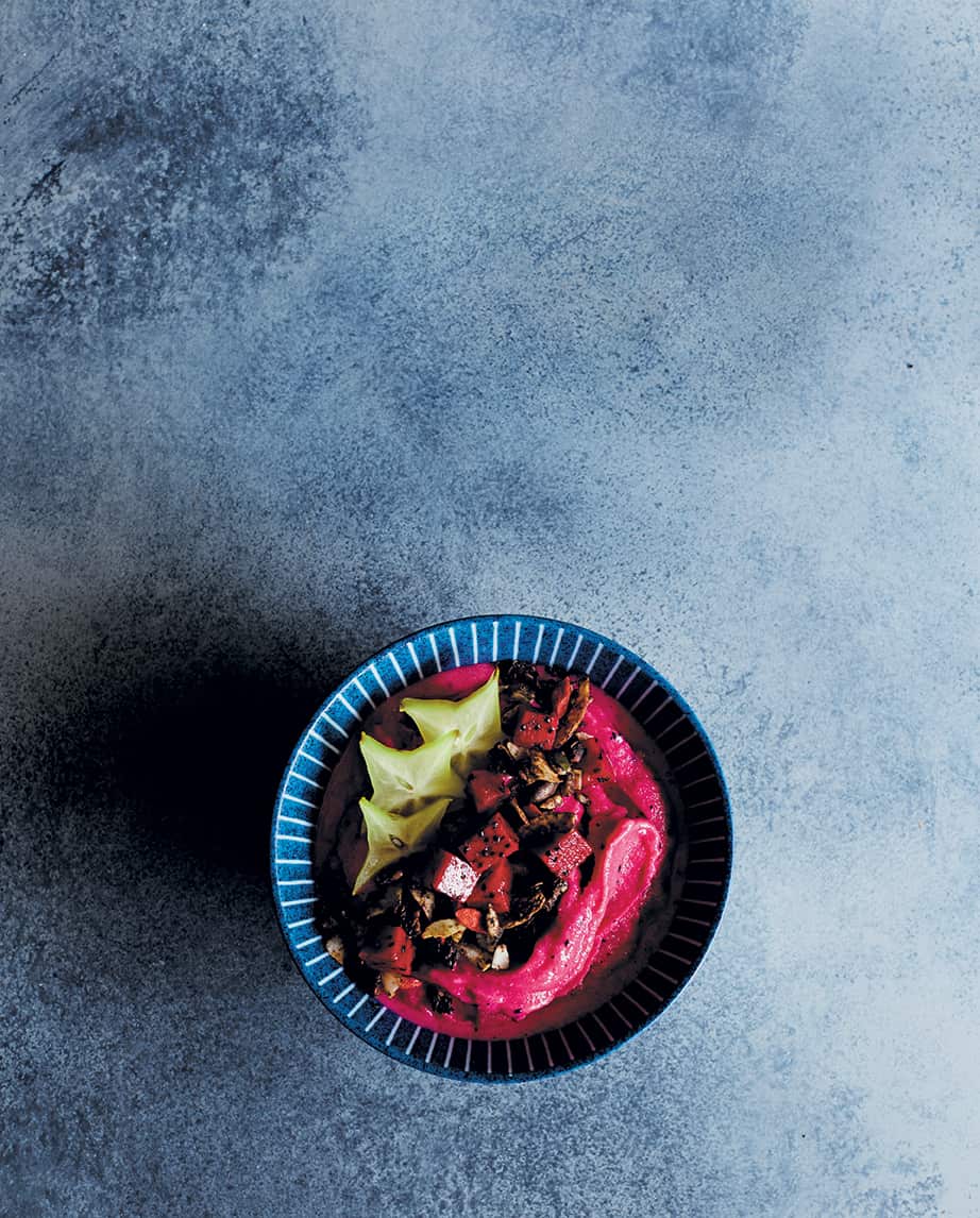 Dragonfruit & watermelon smoothie