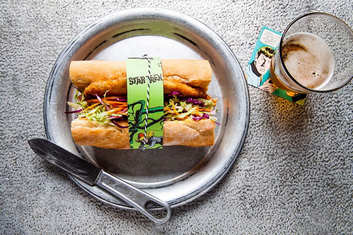 Crispy chicken stun sub