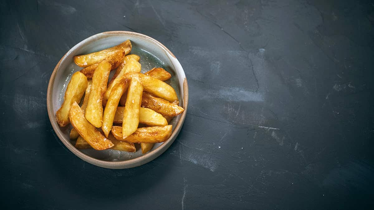 Triple-cooked chips