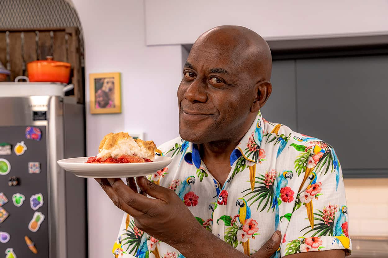 Ainsley Harriott with Queen of Puddings