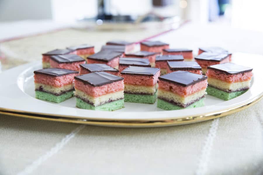 Neapolitan Holiday Cookies