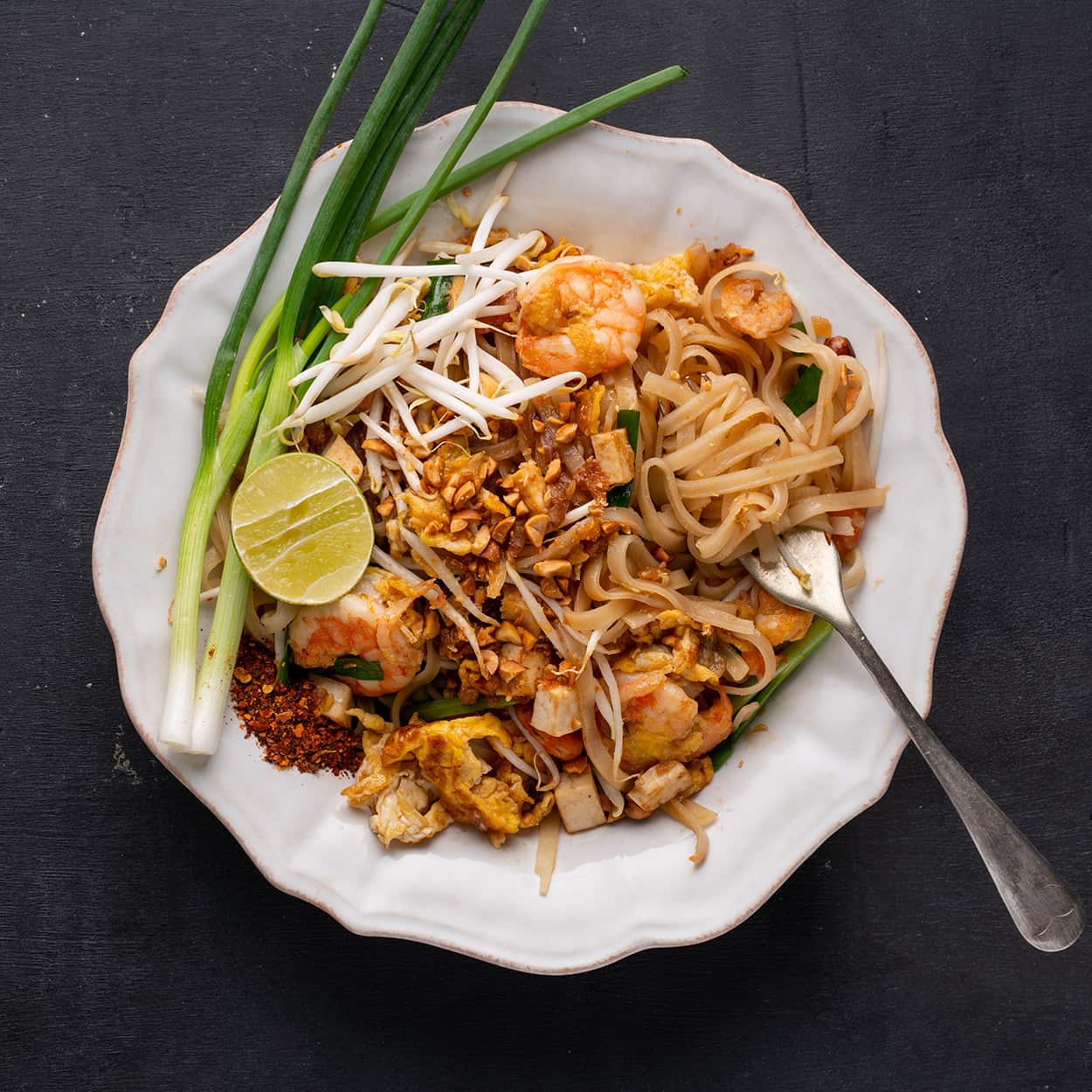 Prawn pad Thai