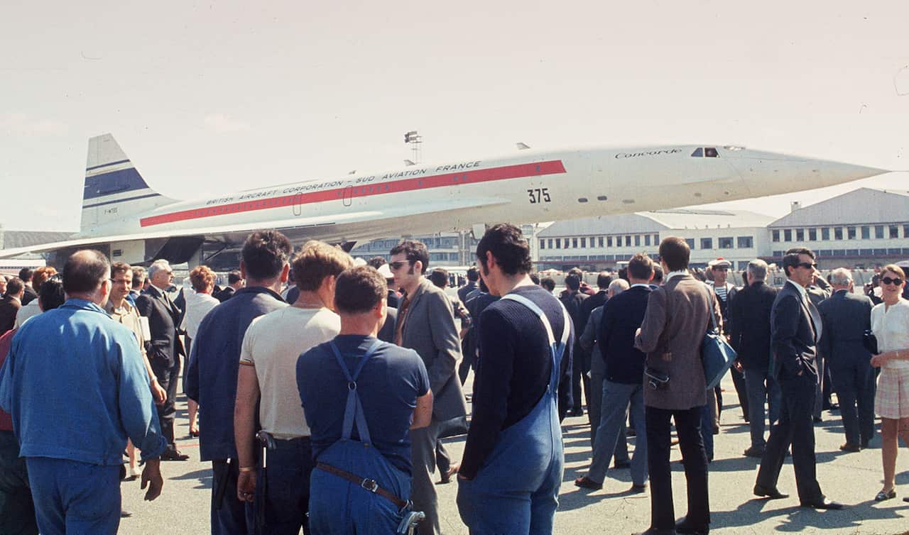 concorde prototype paris air show