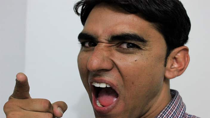 Yelling man