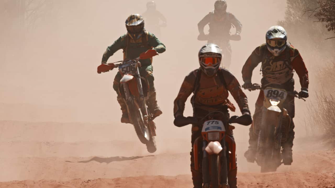 A scene from Finke: There and Back