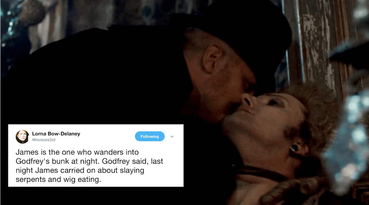 James and Godfrey from Taboo