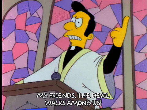 The Simpsons Reverend Lovejoy
