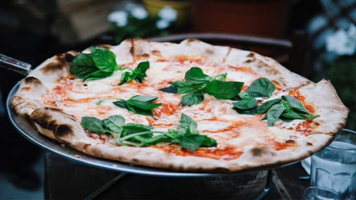 Wood fired pizza