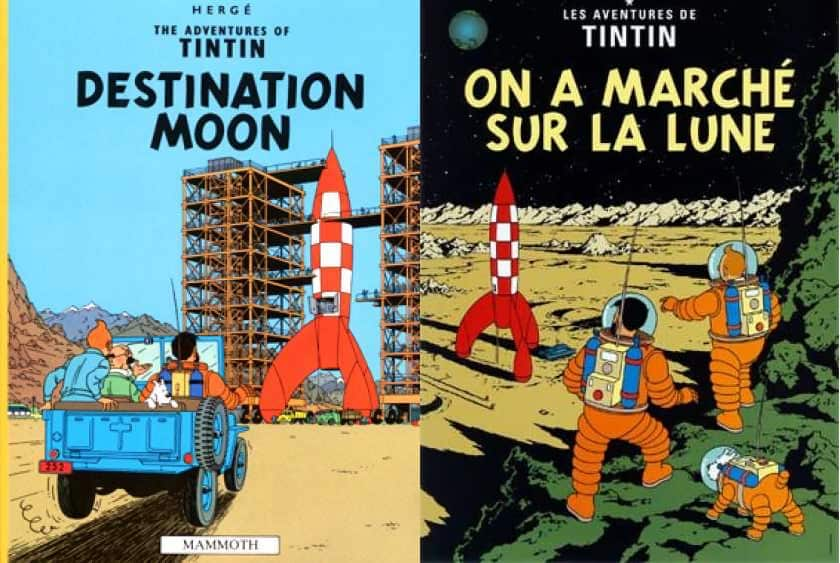 Tintin Destination Moon / On the Surface of the Moon