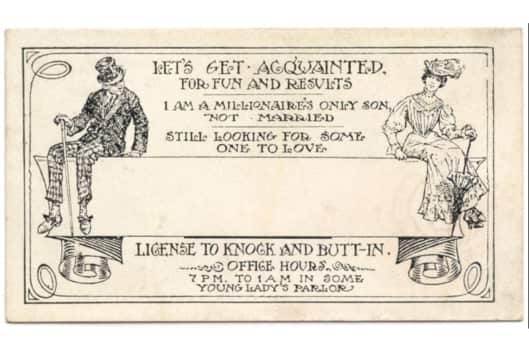 acquaintence card
