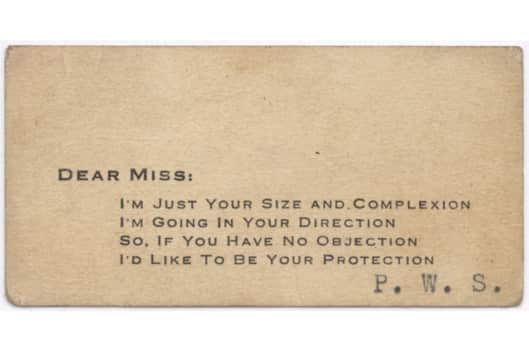 acquaintence card