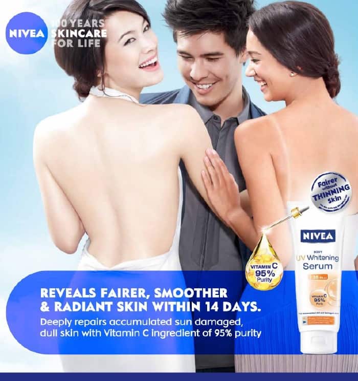 Skin lightening ad