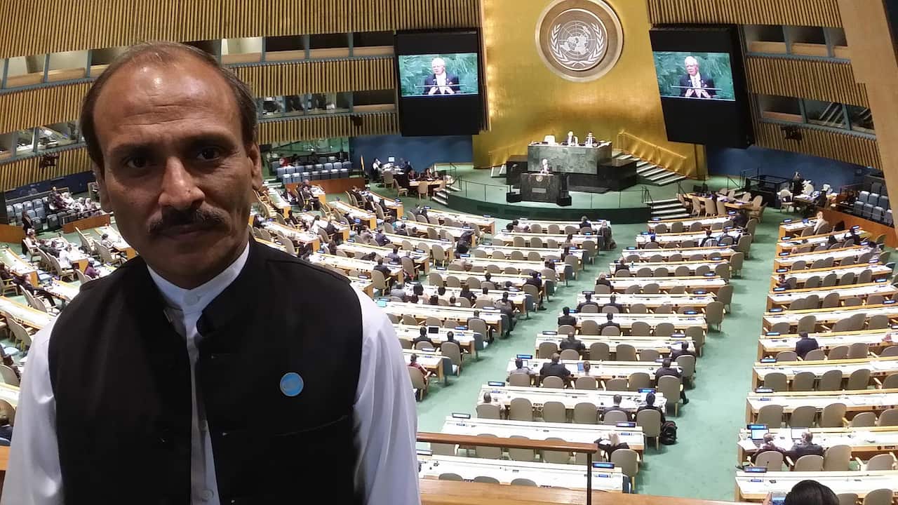 Dr Khan at the UN