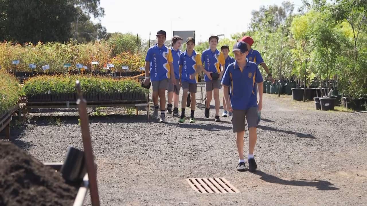 Students from the local primary school participate at ICaN