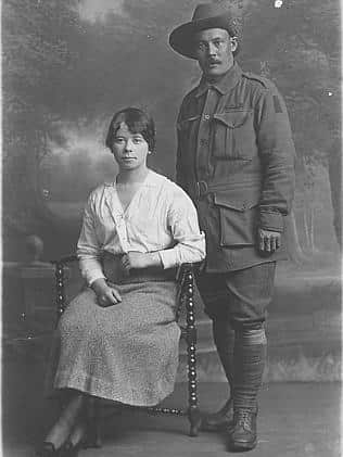 Billy Sing was a crack kangaroo shooter from north Queensland who had a Chinese father and English mother. He joined up aged 28 in 1914, despite the law barring non-Europeans. (Supplied)