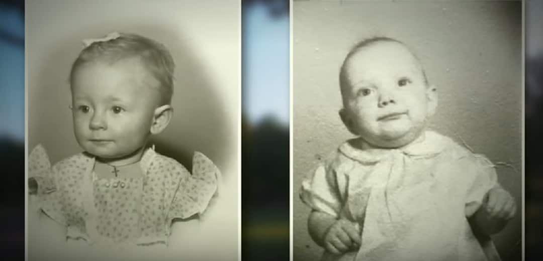 The two women as babies.
