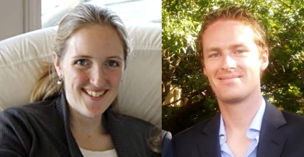 The Lindt cafe's 34-year-old manager Tori Johnson was shot dead in the final minutes of the Sydney siege (right). Also killed was barrister and mother of three Katrina Dawson, 38, who worked in the city (left). (AAP)