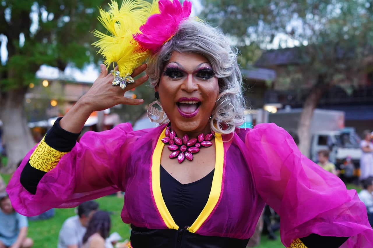 First Nations drag queen and FABalice ambassador Miscellaneous says performance and storytelling is already part of her culture.