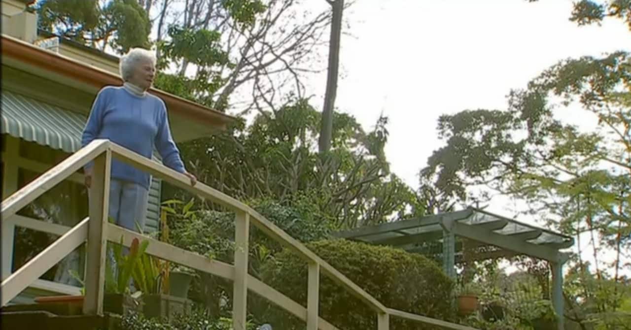 Zara Grayspence outside her home.