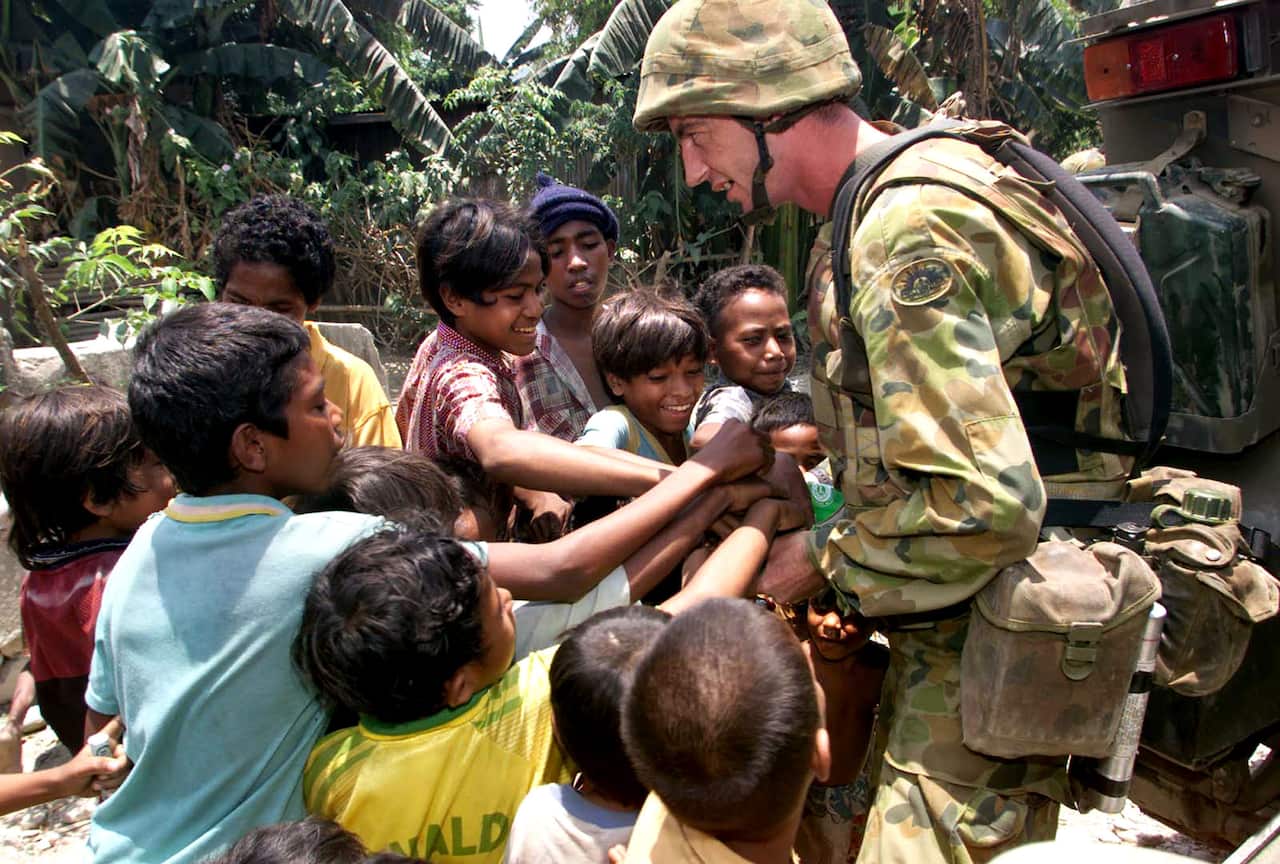 Soldier in Dili 