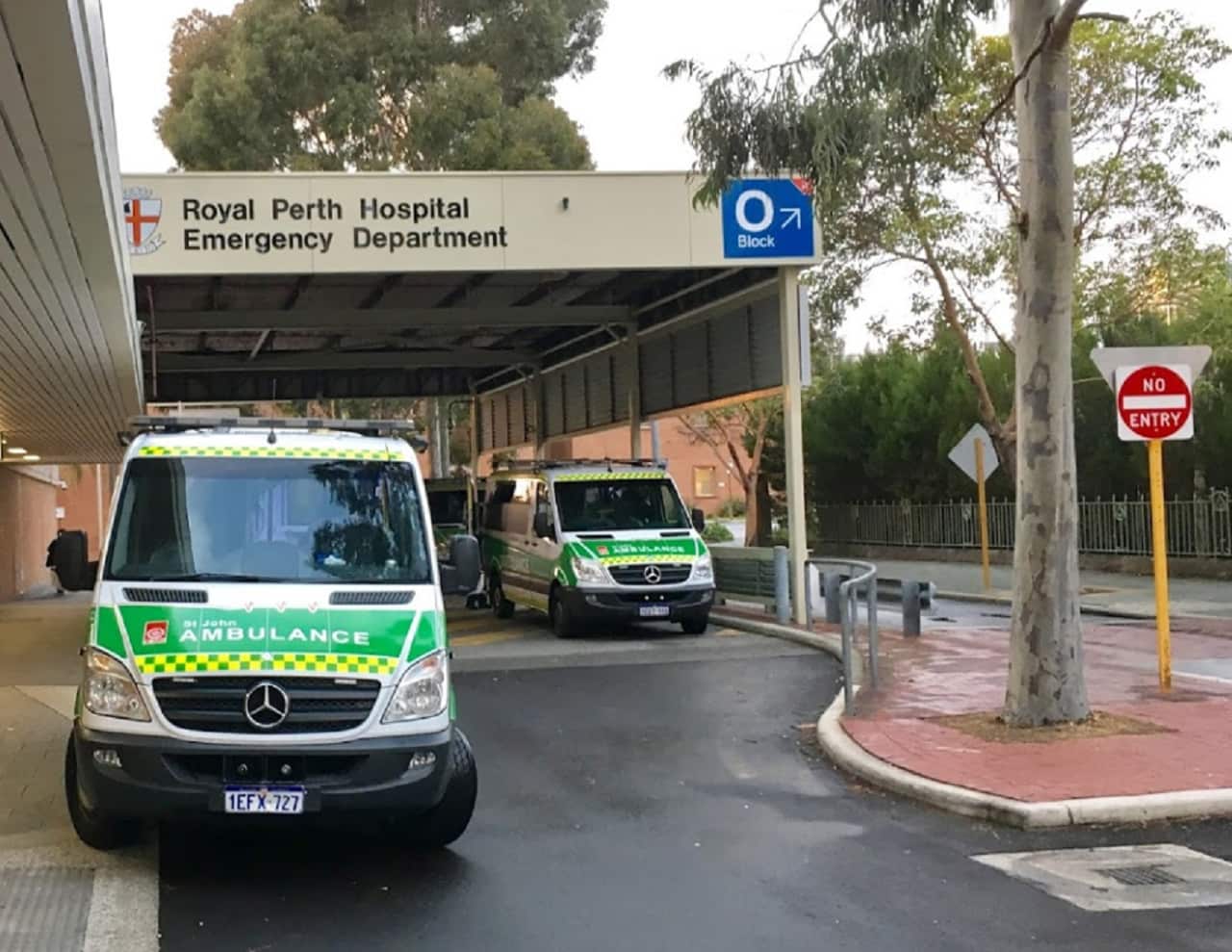 The woman died at Royal Perth Hospital.