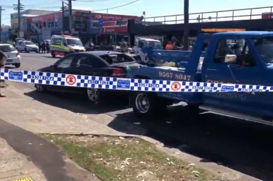 The crime scene in Rockdale.