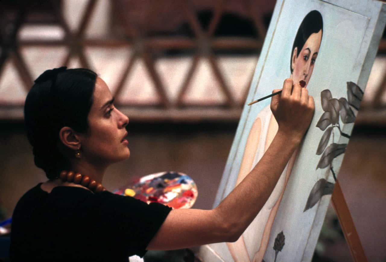 Salma Hayek as Frida Kahlo in 2002.